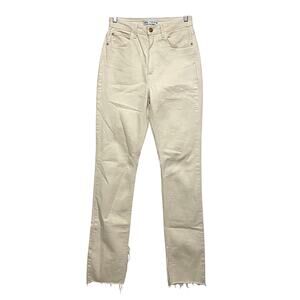 Zara High Rise Women Jeans - Cream